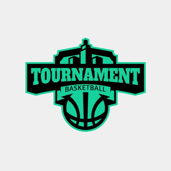 Tournament Basketball logo template Thumbnail