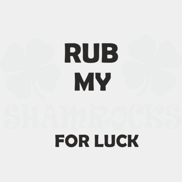 ART 1003 Rub my Shamrocks Thumbnail