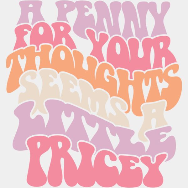 A penny for your thought SVG Thumbnail