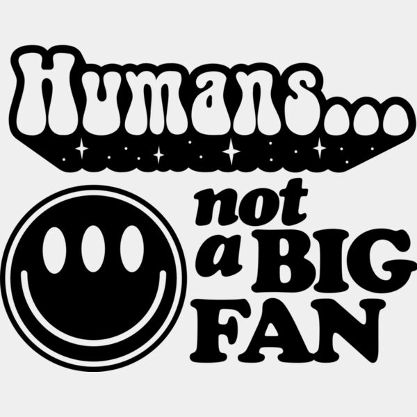 Humans not a big fan SVG Thumbnail
