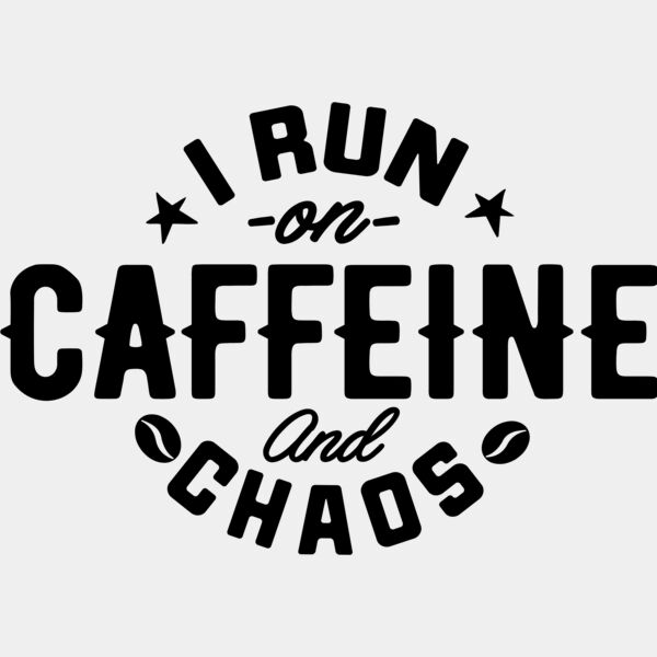 I run on caffeine SVG Thumbnail