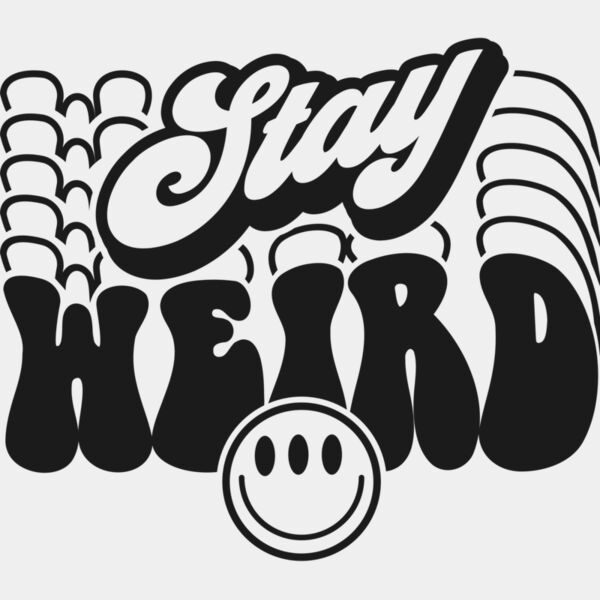 Stay weird SVG Thumbnail